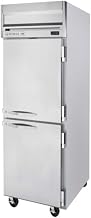 Beverage-Air HFP1-1HS Horizon Series One Section Solid Half Door Reach-In Freezer 24 cu.ft. capacity Stainless Steel Front and Sides Aluminum