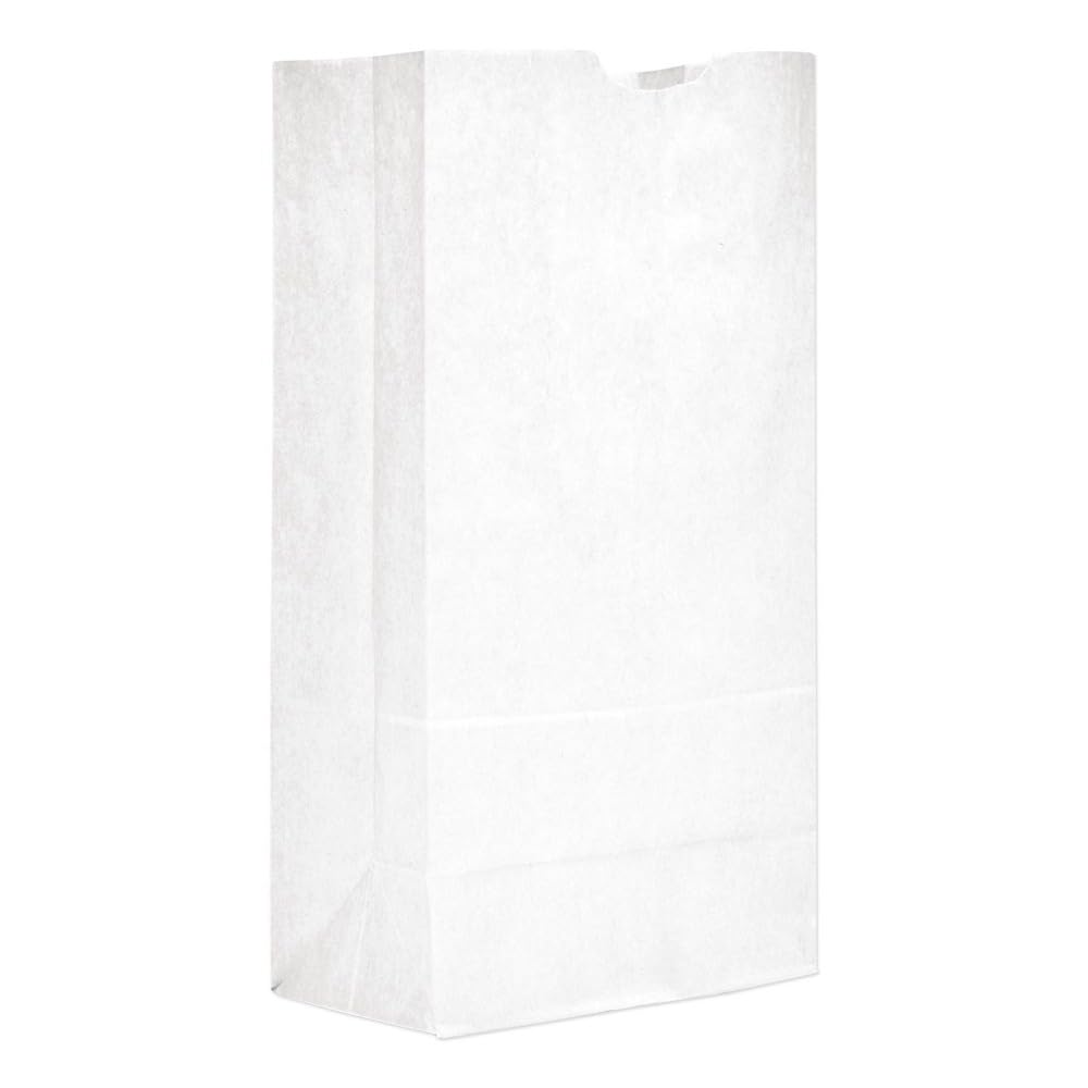 General GW20500 #20 Paper Grocery Bag by Lagasse – 20lb, Paper, white, Pack of 500, Model BAG GW20-500