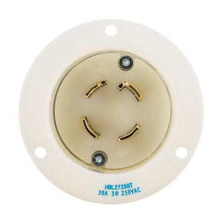 Locking Device FLANGED Inlet by Hubbell – Metal, See Image, Model 68166