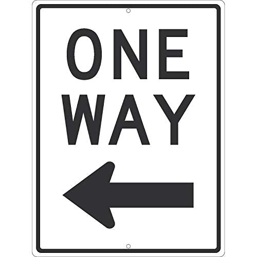NMC Traffic Sign by National Marker – 24x18 inches, Plastic