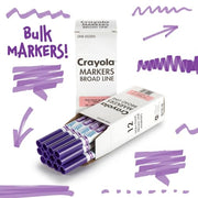 Crayola Violet / 1 Count (Pack of 12) / classic Coloring Pens & Markers