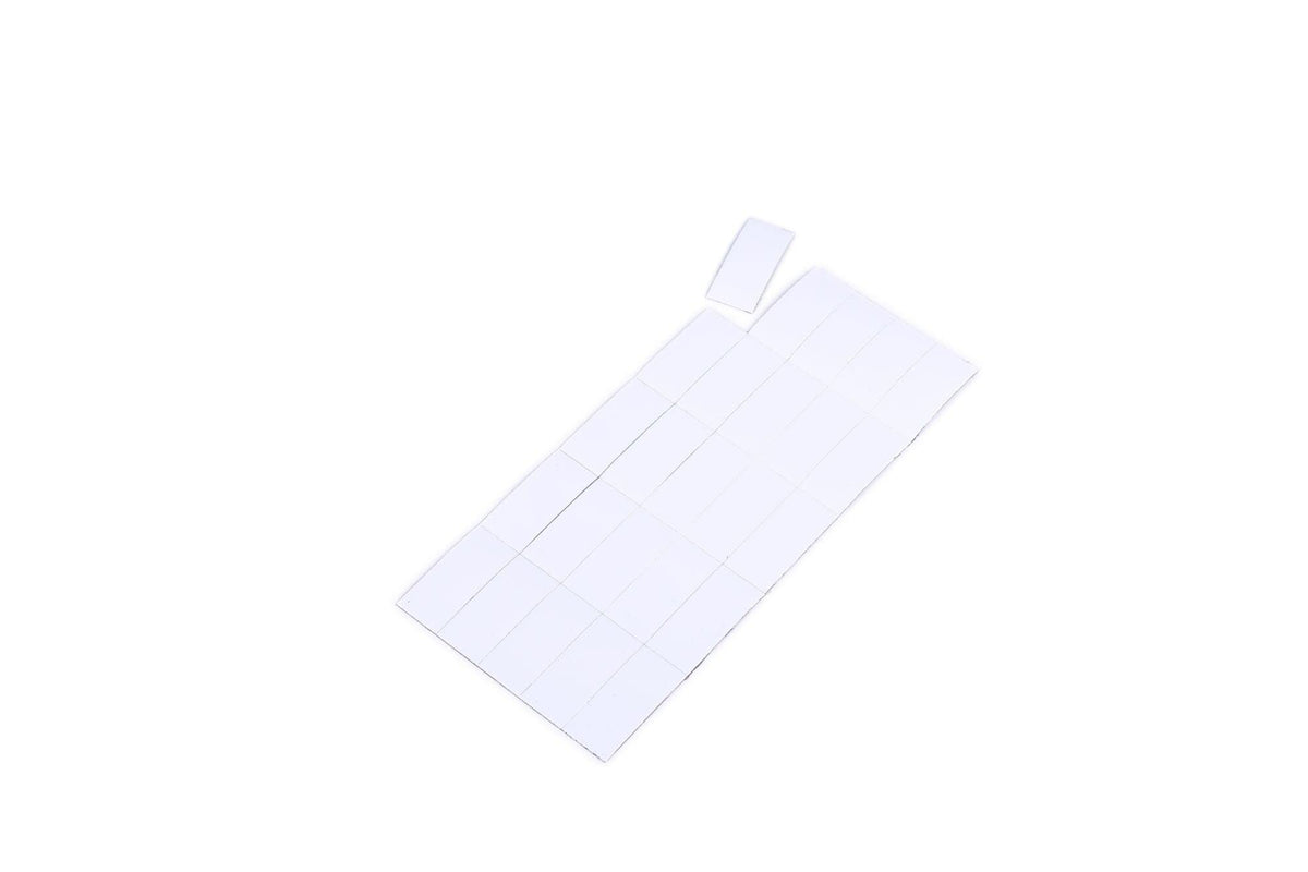 BVCFM2418 - 2 Magnetic Dry Erase Strips by MasterVision – 1"W x 2"H, Plastic, White