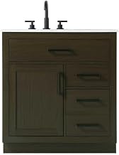 Elegant Kitchen and Bath Alden 32" Single Bathroom Vanity in Mocha Brown