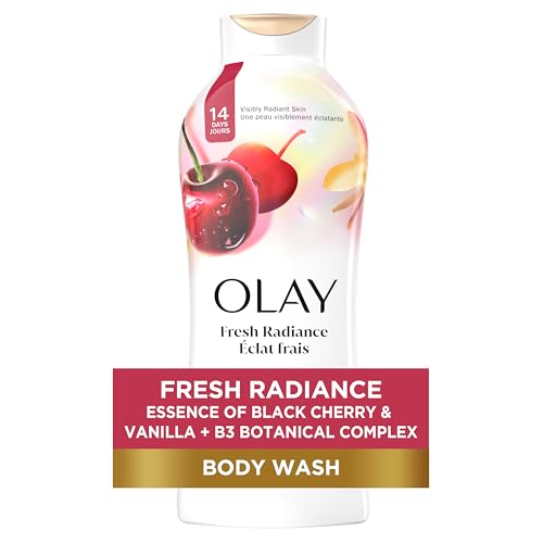Olay Black Cherry and Vanilla / 22 Fl Oz (Pack of 1) / White Body Washes
