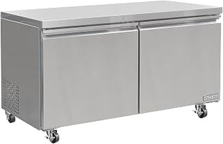 60 1/5" W Undercounter Refrigerator w/ (2) Sections & (2) Doors, 115v