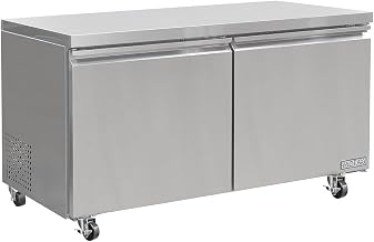 60 1/5" W Undercounter Refrigerator w/ (2) Sections & (2) Doors, 115v