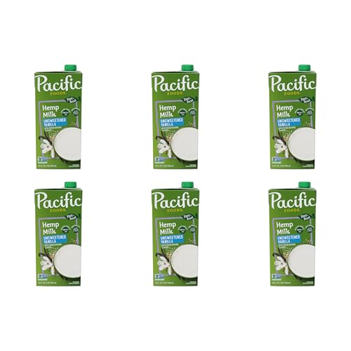 Pacific Foods Hemp Vanilla / 32 Fl Oz (Pack of 6) / Vanilla Hemp Milk