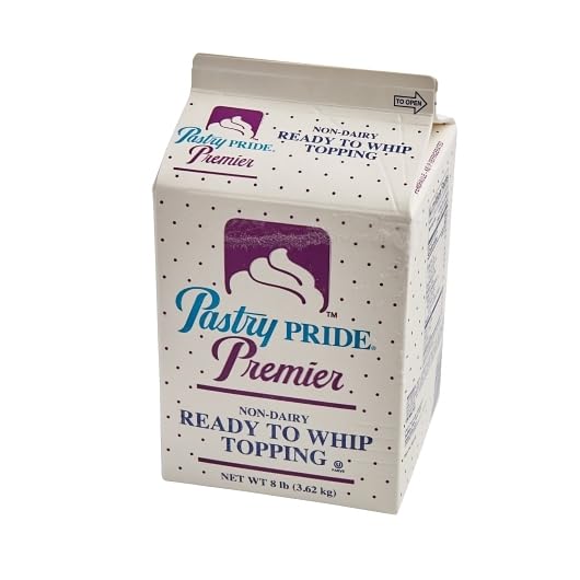 Premier Non-Dairy Ready to Whip Topping by Pastry Pride – Large, Pack of 14