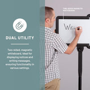Safco Black / 1 / Arrow Dry Erase Boards