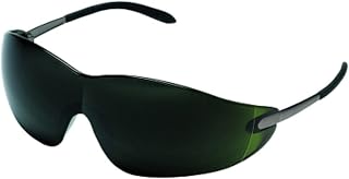MCR Safety S21150 Blackjack Glasses, Green Filter 5.0 Lens