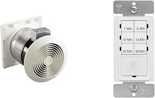 Broan-NuTone 6-Inch 70 CFM Ventilation Fan and Enerlites 1-30 Minutes Countdown Timer Switch