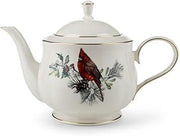 Lenox Winter Greetings Gold-Banded Teapot