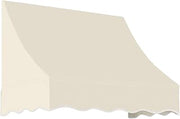 Awntech 3' Nantucket (40.5"-31"-24") Curved Slope Fixed Awning, Linen