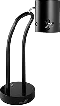 Rosseto HL018 HL018 - Iris Single Black Matte Heat Lamp with Black Metal Base