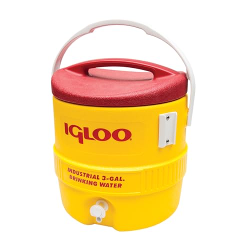 Igloo Red / 3 Gallon | 15" (L) x 13" (W) x 14.75" (H) / Industrial Coolers