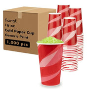 Karat 16 oz / Red, White / Casual Cups