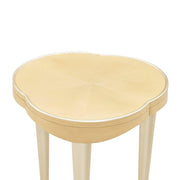 Camellia Caramel Field Chairside Table by Michael Amini – Solid; Manufactured Wood, Caramel, Model N9090206-134