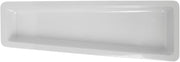 HUBERT Serving Bowl Display Bowl 1/2 Size Long White Melamine Edgeware - 12 1/4 L x 7 1/4 W x 2" D