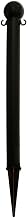 Mr. Chain Ground Poles, HDPE, 3", Black