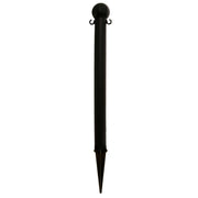 Ground Poles by Mr. Chain – 16.25"L x 14.13"W x 32"H, Hdpe With Uv Inhibitors, Black, Model 95503