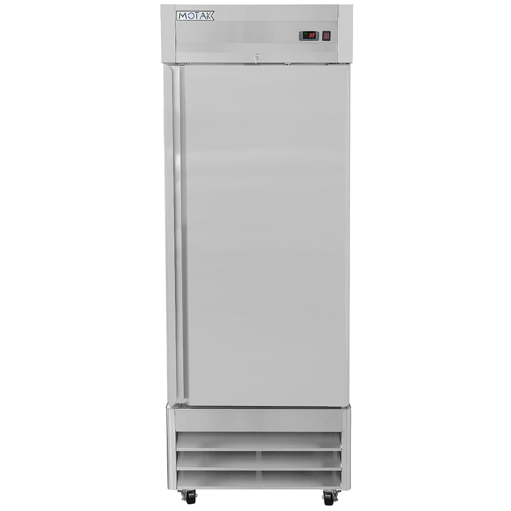 29" One Section Reach In Refrigerator by MOTAK – 30.71x35.04x83.46, In Description, Check Images, Model MSD-1DR-BAL-X