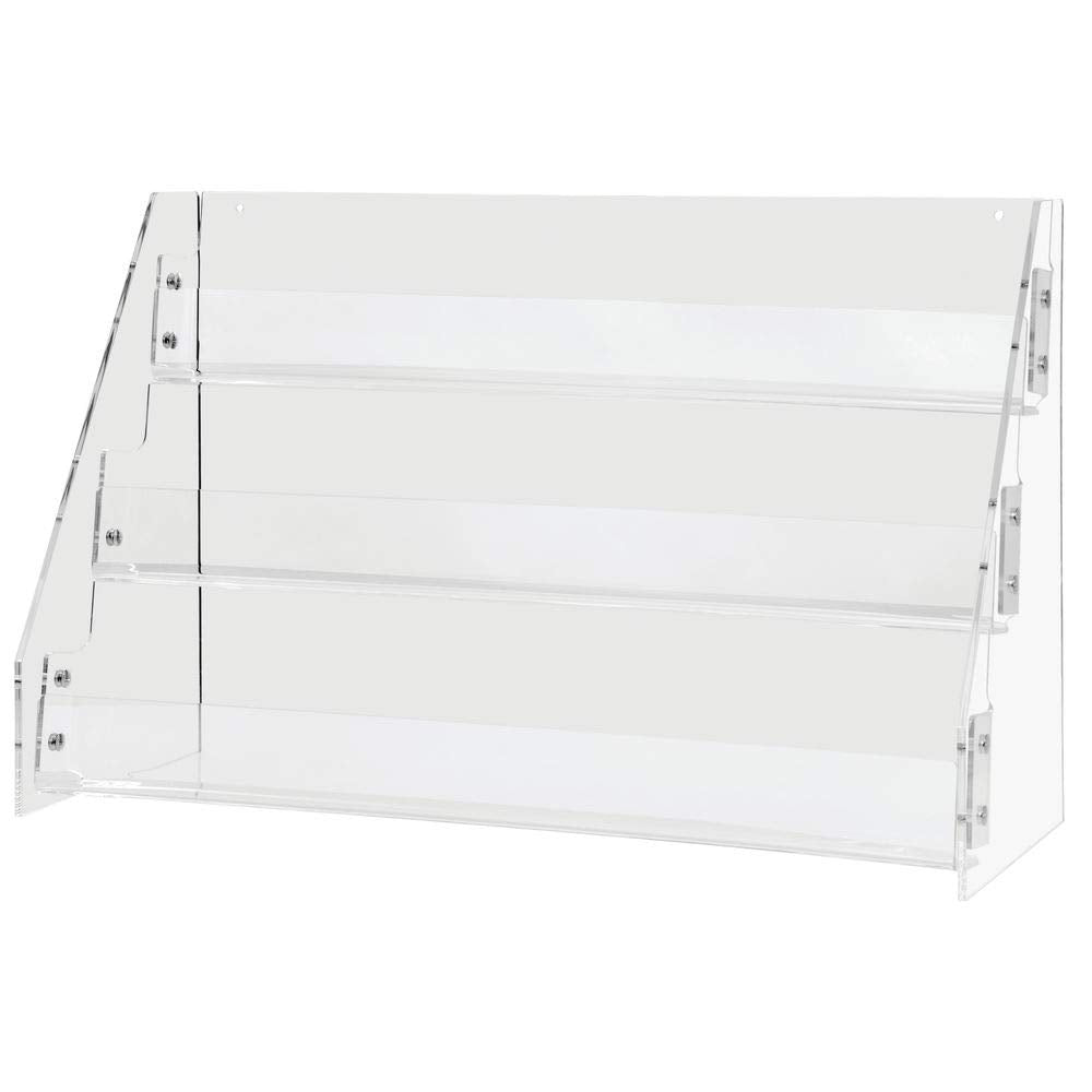 Clear Acrylic 3-Tier Card Rack by AARCO DISPLAY PRODUCTS – Acrylic, Clear, Model 1358