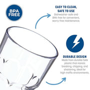 Carlisle FoodService Products 18 Ounces / 24 Pack / Clear Tumblers & Water Glasses