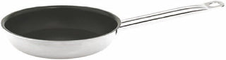 FRY PANS FRYING PAN STAINLESS STEEL COOKWARES W/ QUANTUM II COATING MULTIPLE SIZES 8" TO 14" (12")