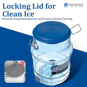San Jamar 1 Count (Pack of 2) / Azul / Industrial Ice Buckets