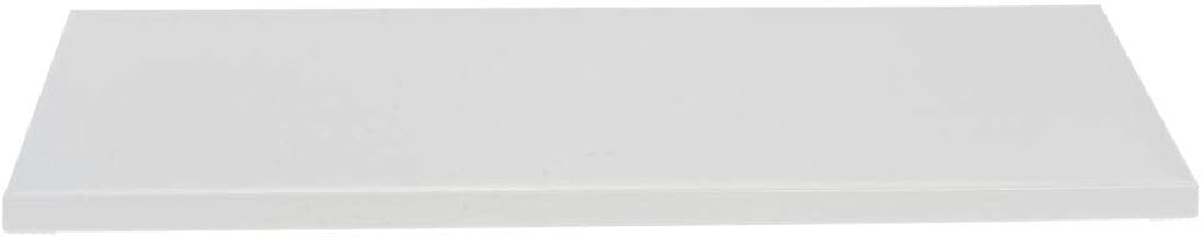 HUBERT Cerve Collection White Melamine Replacement Top for Rectangular Riser - 20 1/2"L x 6 2/5"W