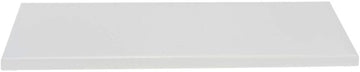 HUBERT Cerve Collection White Melamine Replacement Top for Rectangular Riser - 20 1/2"L x 6 2/5"W