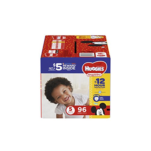 HUGGIES Size 5 / 96.0 / Giga Jr Pack Baby Diapers