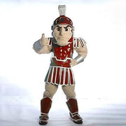 Red Spartan knight Sparty Mascot Cosume Adult Built-in COOL FANS & COOL ICE VEST Inside