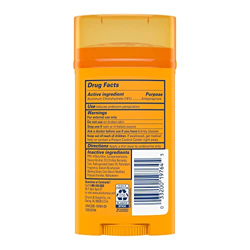 ARM & HAMMER 2.6 Ounce (Pack of 1) / Cool Blast / Gold Antiperspirant Deodorant