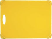 Kratos by Hubert Yellow Cutting Board with Non-Slip Grippers - 15" L x 20" W x 1/2 H