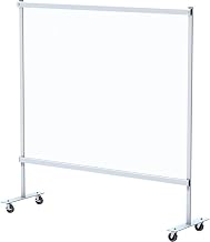 Global Industrial 60" W x 60" H Mobile Clear Room Divider