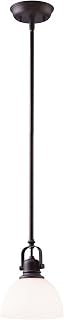 Canarm IPL177B01ORB Rowan 1-Light Mini Pendant , Oil-rubbed Bronze