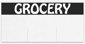 Price Mark Sales Grocery Pricing Label Black/White | 17000/Box