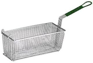 Prince Castle Front Hook 13" Fry Basket w/ Green Plastisol Handle