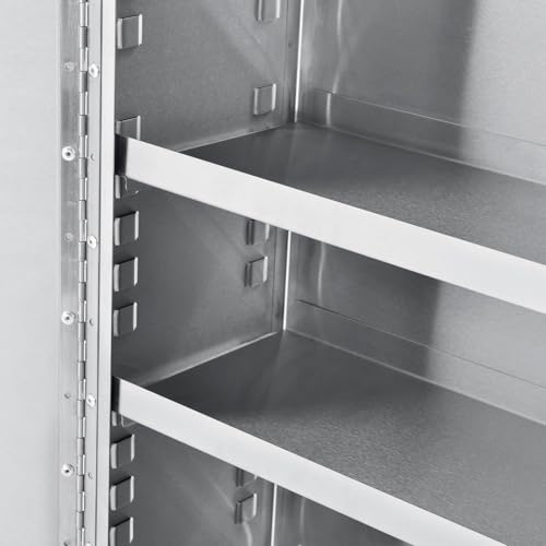 Global Industrial Stainless Steel / 8"L x 16"W x 24"H / Industrial Safety Storage Cabinets