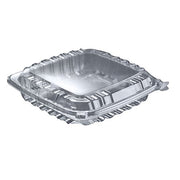 ClearSeal Hinged-Lid Plastic Containers by DART – 125.0 liters, Plastic, Clear, Model CP036