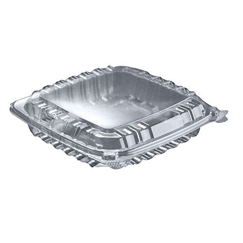 ClearSeal Hinged-Lid Plastic Containers by DART – 125.0 liters, Plastic, Clear, Model CP036