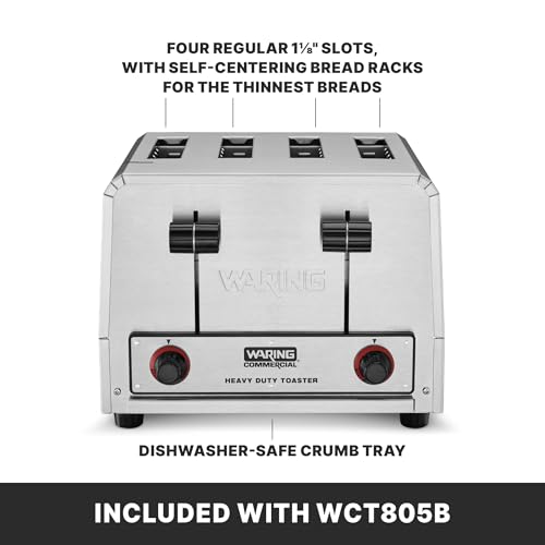Waring 10.5 x 11.5 x 9 inches / WCT805B / Silver Toasters
