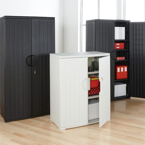 Iceberg Black / 36" W x 22" D x 72" H / 1 Home Office Cabinets