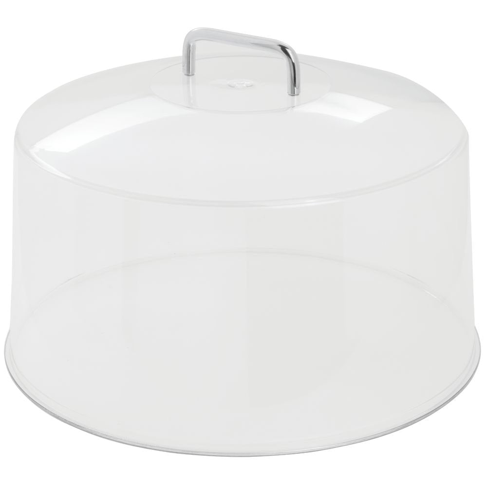 12" Round Removable Cake Cover - Camwear® by Cambro – 12 inches, Polycarbonate (PC), Clear, Model 778201