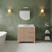 Water Creation 36" Width / Toffee Latte / 1 Bathroom Vanities