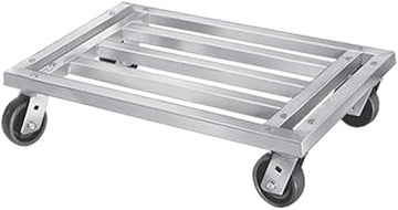 Channel MD2048 Mobile Tubular Dunnage Dolly, 48" W x 20" D x 8" H, 1200 lbs Capacity, Aluminum Construction
