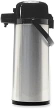 Wholesale CASE of 5 - CoffeePro Vacuum-insulated Airpot -Airpot, w/ Handle, 2.2 Liter, 6"x8"x16', Stainless Steel