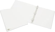 AbilityOne 4841761 3-Ring Flexible Poly Binder White, 1/pk