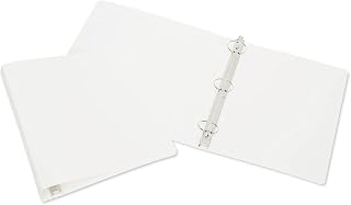 AbilityOne 4841761 3-Ring Flexible Poly Binder White, 1/pk